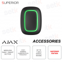 Ajax Superior Button Jeweller - Pulsante antipanico / Smart - Wireless 868Mhz - Colore Nero - Ajax