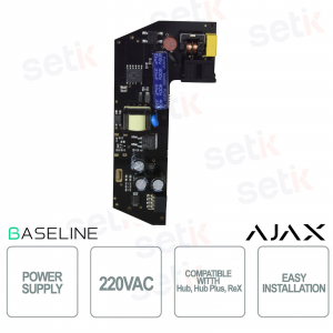 Module d'alimentation Ajax 220Vac pour AJAX 38236.01.BL1, 38246.01.BL1, 38206.37.BL1