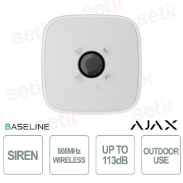 38180.61.WH1 - Sirène d'alarme externe sans fil Ajax 868MHz