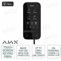 Superior KeyPad TouchScreen Fibra Nero Tastiera Touch 5” IPS Cablata - Ajax