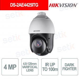 copy of Caméra PTZ Hikvision 2MP Full HD avec zoom optique 25x, objectif 4,8-120 mm et WDR 120 dB.