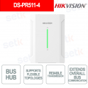 4-Port RS-485 Bus Hub for Signal Distribution and Intrusion System Extension - Hikvision