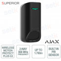 Ajax MotionProtect Plus G3 Jeweler Black PIR and Microwave Motion Detector with Anti-Masking and SmartDetect up to 15 m