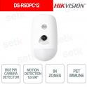 Sensore PIR con Fotocamera Integrata e Visione Notturna IR fino a 12 m con Immunità Animali - Hikvision