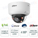 IPC-HDBW5459R1-ZE-PV-PRO 4MP 2.7-12mm Varifocal Dome WizMind AI WizColor IP67 IK10 with Active Alarm - Dahua