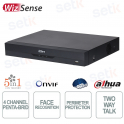 4 Channel DVR WizSense AI AcuPick SMD Plus Face Recognition 5MP Penta-brid HDMI VGA - Dahua