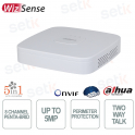 DVR 8 Canali 5MP WizSense AI Penta-brid con AcuPick e Face Recognition - Dahua