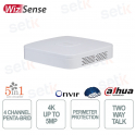XVR5104C-4KL-I3/T 4-Channel 4K WizSense AI Penta-brid DVR with AcuPick and Face Recognition - Dahua