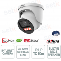 Telecamera 4MP WizColor AI Eyeball 2.7-12mm Motorizzata con AcuPick e IP67 IK10 Telecamera Professionale - Dahua