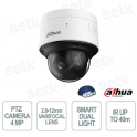 Dahua 4MP WizMind 2.8-12mm 4x Zoom Smart Dual Light IP67 IK10 AI PTZ Camera - Dahua