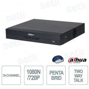 XVR4116HS-I/T DVR 16 Canali WizSense AI con SMD Plus, Smart Dual Light e H.265+ - Dahua