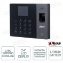 Terminale Presenze con Impronta, RFID e WiFi fino a 3000 Utenti e 100000 Record - Dahua