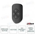 ARA24-W2-868-B 868MHz Wireless Remote Control with SOS, AES128, and 900m Range for Alarm Systems - Dahua