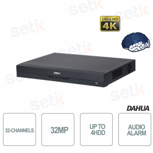 NVR5432-EI2 32-Channel WizSense AI 8K NVR with AcuPick and Facial Recognition - Dahua