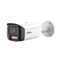 Caméra Bullet IA WizColor 8MP 2,8 mm, vision nocturne infrarouge 80 m, étanchéité IP67 et IK10, audio et alarme intégrés - Dahua