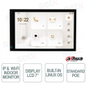 VTH5721A-WP monitor interno IP Wi-Fi 7" touchscreen con PoE e audio bidirezionale - Dahua