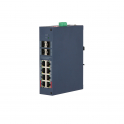 CHS4412-8GT-125 12 Port Gigabit Cloud PoE Switch with BT 90W and 4 SFP - Dahua
