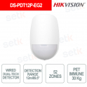 DS-PDD12P-EG2 24GHz Pet Immunity Dual Tech PIR Microwave Detector 12m False Alarm Prevention - Hikvision
