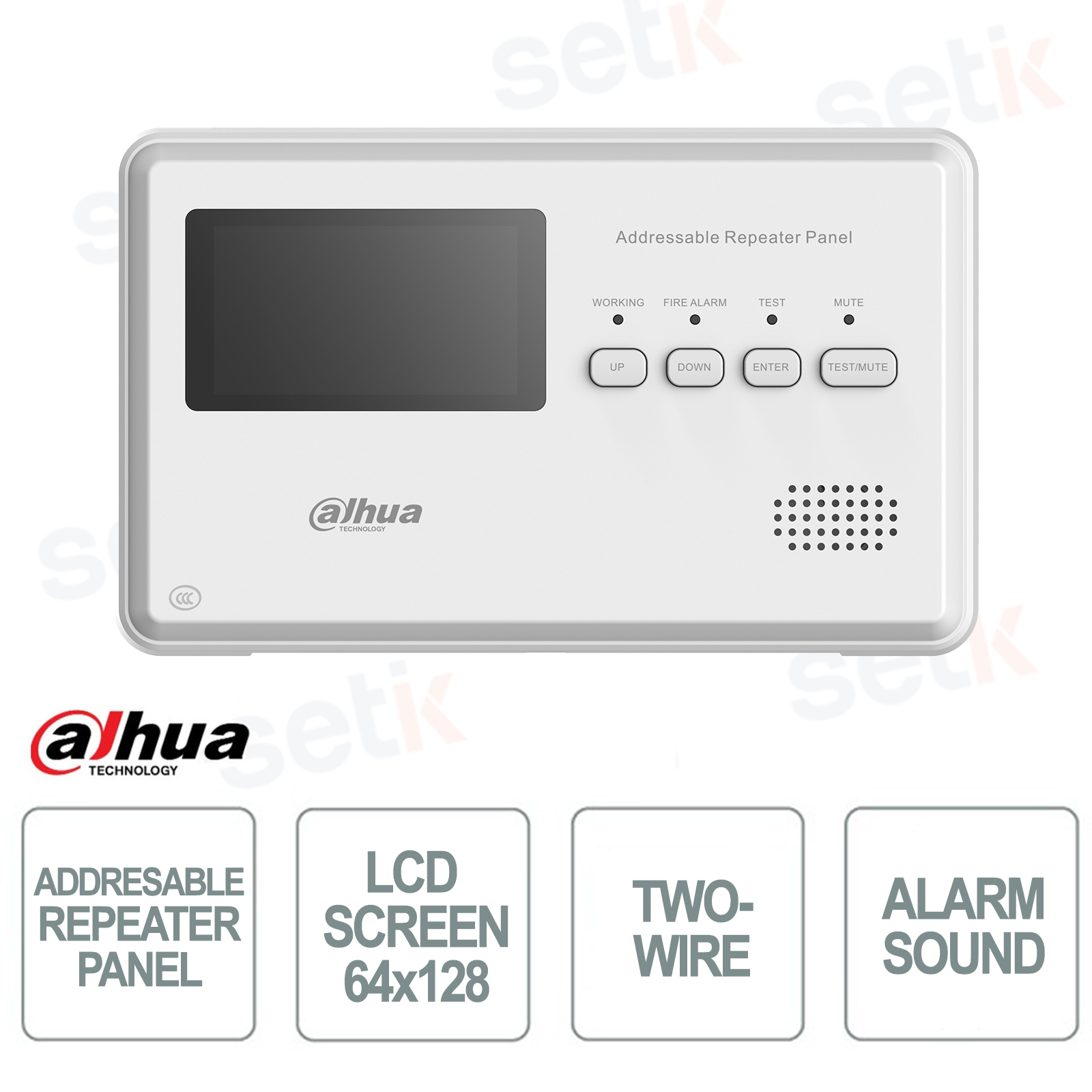 HY-1330 - Dahua HY-1330 EN54-2 Fire Alarm Repeater Panel - Setik.biz