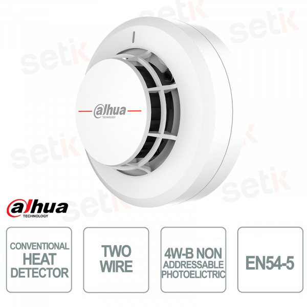 HY-C136 Conventional EN54-5 4W-B 2-Wire Heat Detector - Dahua