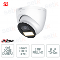 Telecamera 2MP Full HD Smart Dual Light S3 3.6mm WDR IP67 con Microfono Integrato - Dahua