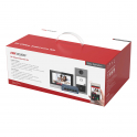 Kit interphone vidéo IP WiFi Full HD DS-KIS604-S avec PoE et commutateur DS-3E0105P-E/M(B) - Hikvision