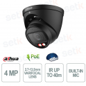 IPC-HDW2449T-ZS-IL Objectif varifocal WizSense noir 4 MP 2,7-13,5 mm à double éclairage intelligent IP67 - Dahua