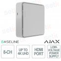 Ajax NVR HDC 8-Channel White with HDMI Full HD, ONVIF Support, Storage up to 16TB and JetSparrow