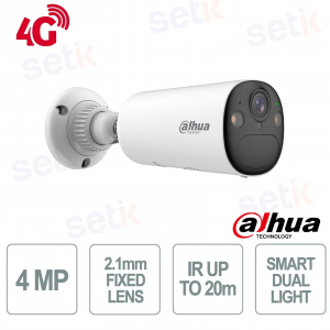 Appareil photo Dahua Apollo G1 4G AI avec objectif 2,1 mm et capteur 4 MP BF4CP-4G-XL