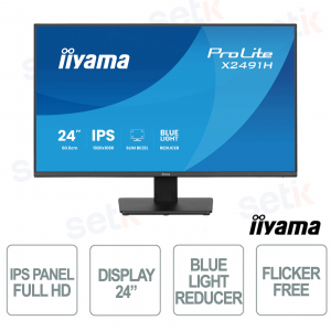 iiyama ProLite X2491HS-B1 24" IPS Full HD 120Hz monitor with Adaptive Sync and Integrated Speakers
