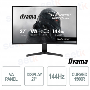Monitor Gaming Curvo iiyama G-Master GC2781HSU-B1 27" Full HD 144Hz 1ms FreeSync VA