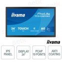 iiyama TF2438MSC-B2 Open Frame Touchscreen Monitor 24" Full HD IPS PCAP+ 10 Touch 120Hz