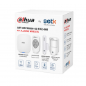 Kit Allarme Wireless Dahua ART-ARC3000H-03-FW2-868 4G LTE con PIR, Contatto Magnetico e Telecomando