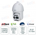 Dahua TPC-SD8441B-B25Z56 4MP AI Thermal PTZ Camera 56x Zoom IR 150m IP66 Two-Way Audio