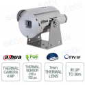 Dahua TPC-AEBF5201-TB7-DW-S4-G PoE IP68 ATEX IECEx 7mm AI Thermal Imaging Camera