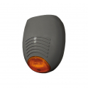 SR136 Silver Self-Powered Outdoor Siren 100 dB IP54 with Blue LED Flashing Light - AMC