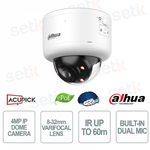 IPC-HDBW5459Z-Z4HE-PV-PRO 4MP AI PTRZ WizColor Smart Dual Light PoE WizMind IP67 IK10 - Dahua