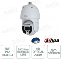 SD8A840PA-HNF-SL PTZ 8MP WizMind Zoom 40x Anticorrosion IP67 NEMA 4X Reconnaissance faciale AI - Dahua