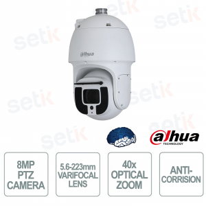 SD8A840PA-HNF-SL PTZ 8MP WizMind Zoom 40x Anticorrosione IP67 NEMA 4X AI Face Recognition - Dahua