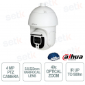 SD8A440GA-HNV 4MP Starlight AI PTZ IP Camera 40x Optical Zoom IR 500m Auto Tracking IP67 - Dahua