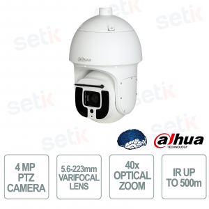 SD8A440GA-HNV 4MP Starlight AI PTZ IP Camera 40x Optical Zoom IR 500m Auto Tracking IP67 - Dahua