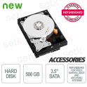 500GB 3.5" SATA Hard Drive - Refurbished with Warranty - High Quality