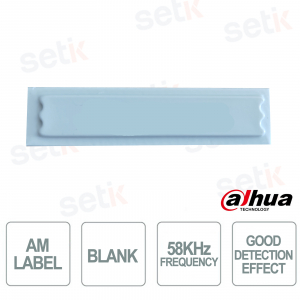 ISC-ETA1-R111-B EAS AM 58 kHz Adhesive Blank Label - Dahua