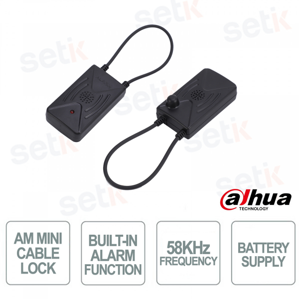 ISC-ETA2A-T301-S AM Anti-Theft Tag with Steel Cable and 58 kHz Alarm - Dahua