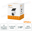 Kit Imou Cell PT - 1 caméra Cell PT 3MP Wi-Fi avec batterie + 1 panneau solaire FSP12