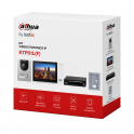 Dahua Kit Videocitofono IP Villa Montaggio a Incasso Postazione interna e Videocitofono e Switch PoE