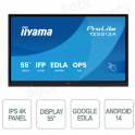 iiyama ProLite TE5513A-B3AG Interactive Display 55" 4K UHD Google EDLA Android 14 USB-C WiFi 6E