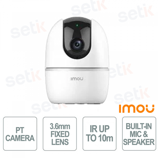 Telecamera WiFi Ranger 2 5MP QHD con Ottica 3,6 mm, Pan Tilt 355°, AI Human Detection e Wi-Fi 6 - Imou