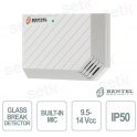 GB08 Glass Break Sensor with High-Performance Microphone and Adjustable Sensitivity - Bentel