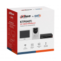 Dahua KTP04(F) Flush-Mounted IP Video Intercom Kit with 7" Touch Monitor, 2MP Camera, and PoE